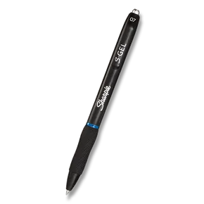 Kulaté pero Sharpie S-Gel modré